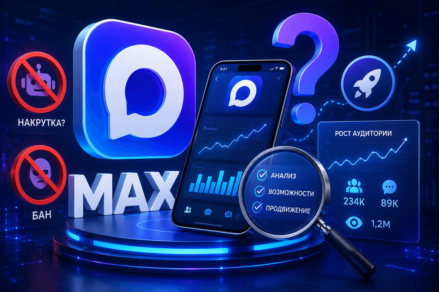 Накрутка подписчиков в MAX